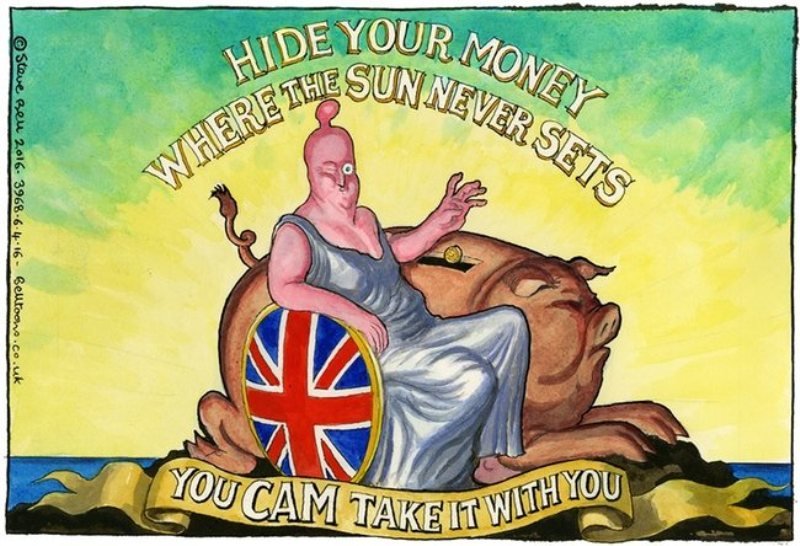 David Cameron satirical cartoon