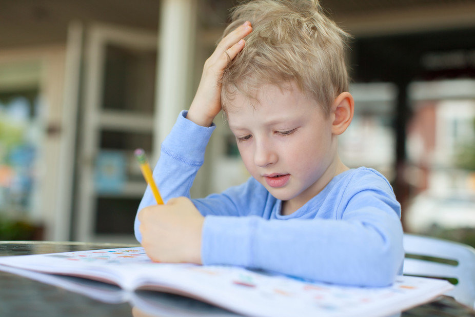 left handed kid