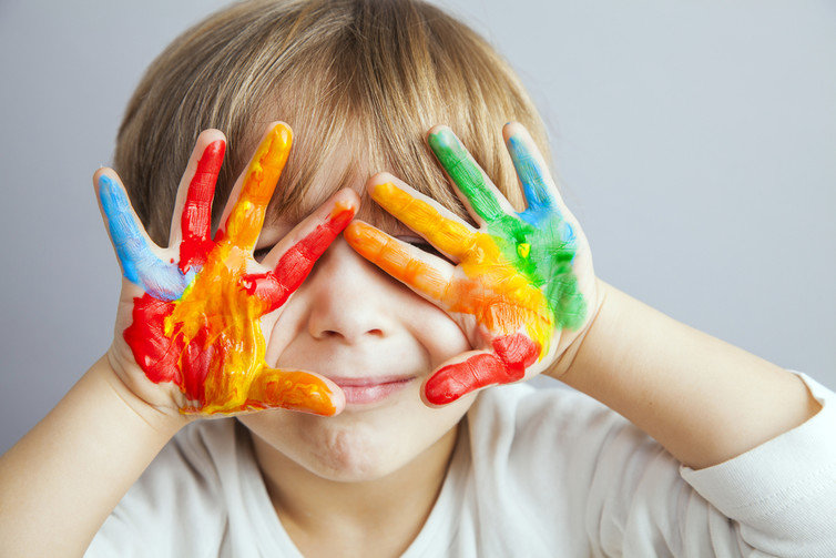 painted hands