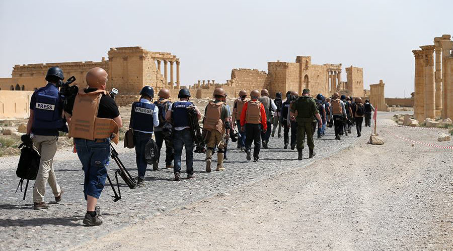 Palmyra media tour