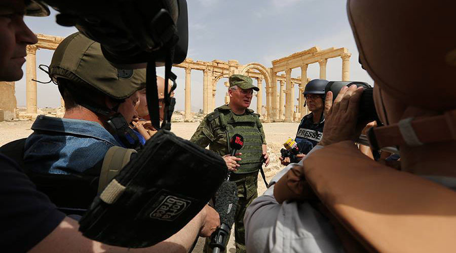 Palmyra media tour