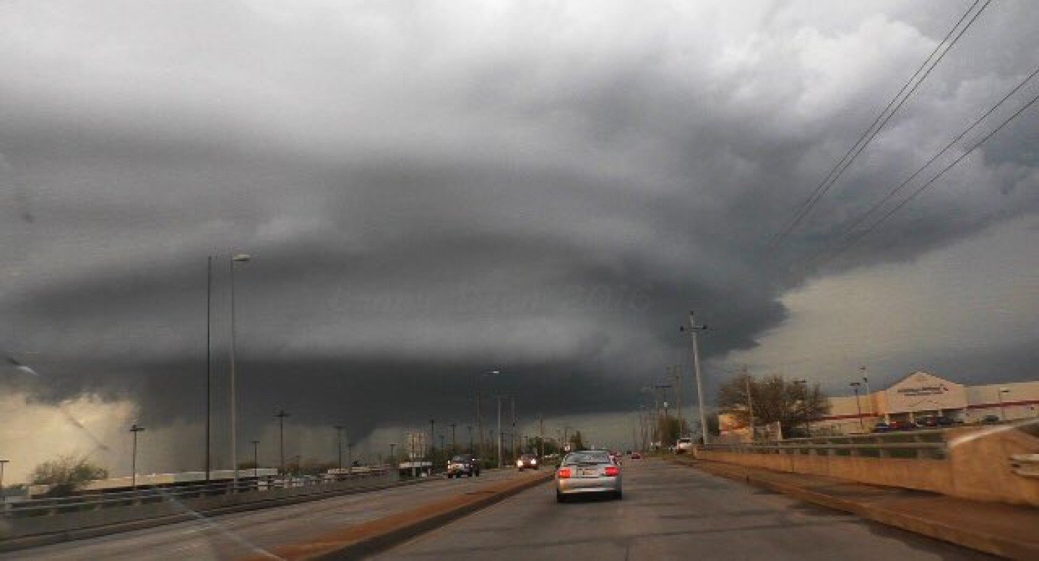 Supercell over Tulsa