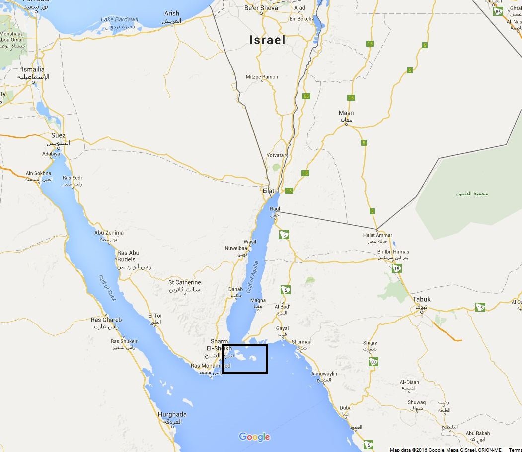 Click to enlarge Red Sea map