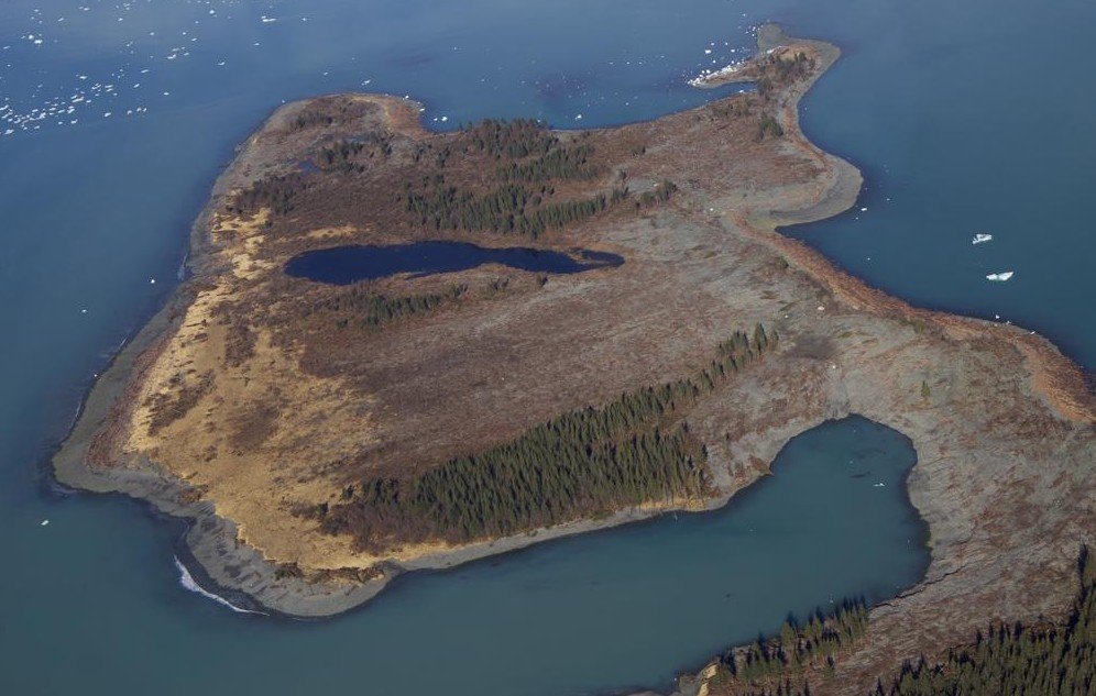 Click to enlarge Taan Fiord alaska landslide-generated wave