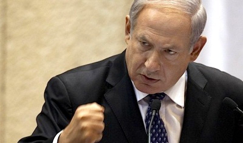 Netanyahu fist