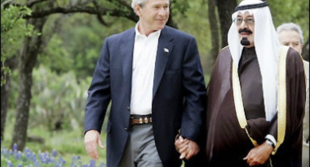 bush and saudi king