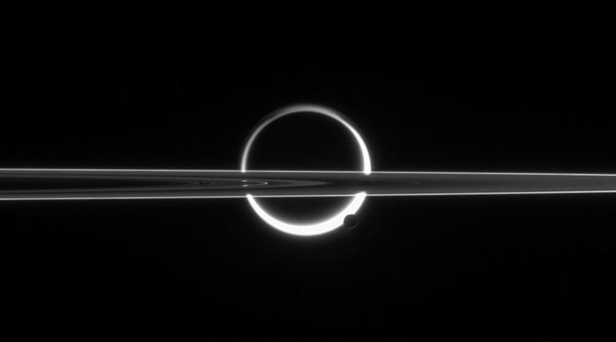 Cassini photos of Saturn rings