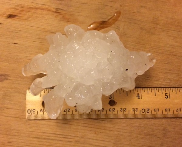 Giant hailstone