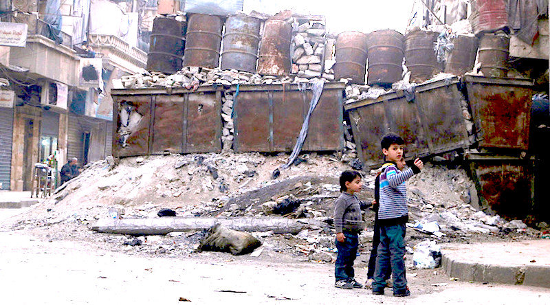 2 kids ruins