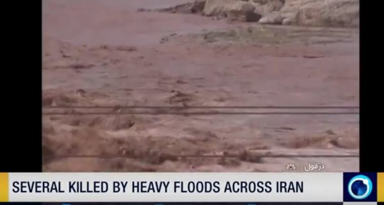 Deadly floods in Iran April 2016
