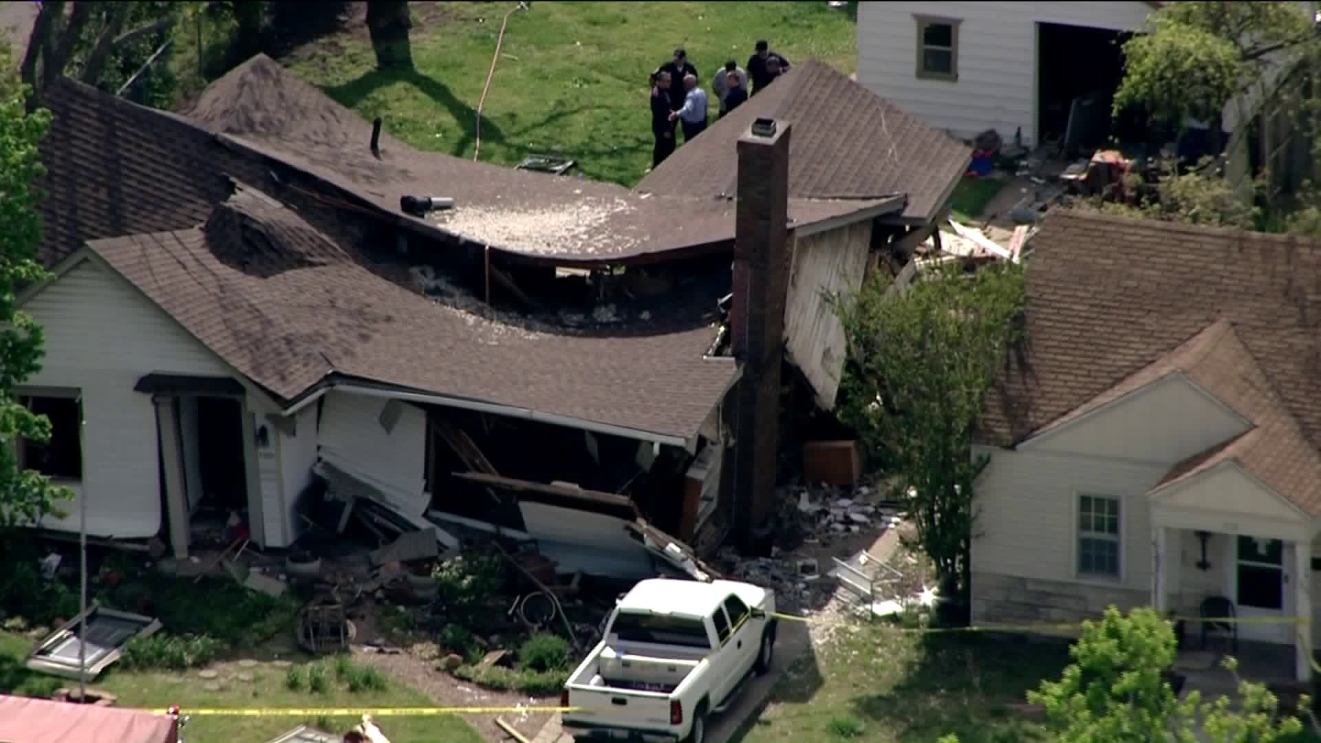 Click to enlarge El Reno house explosion