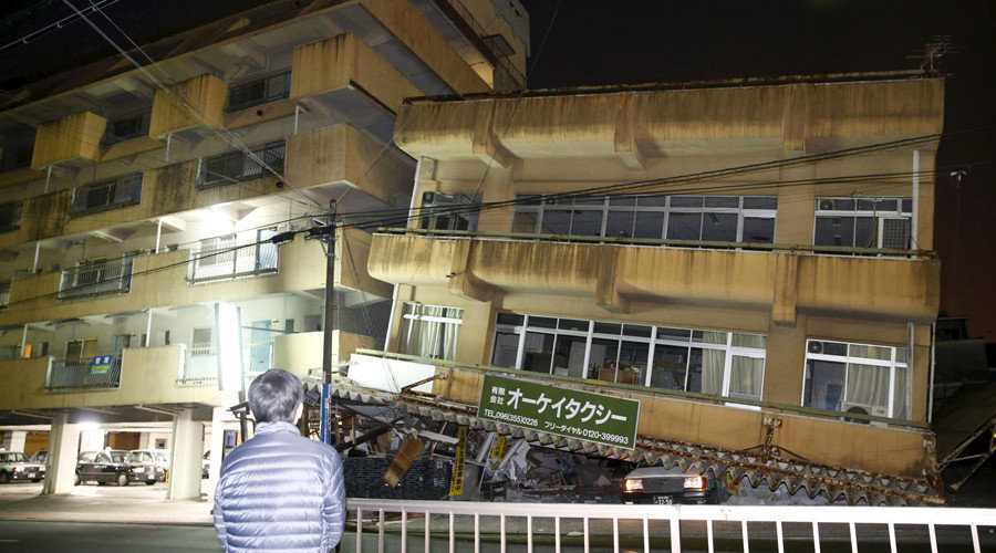 Japan earthquake building damage