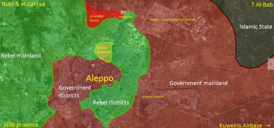 aleppo city map