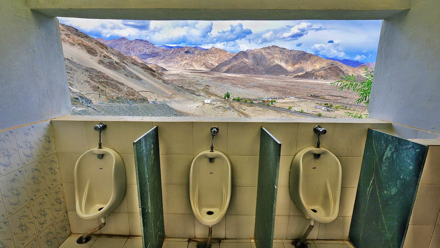 Click to enlarge loo with a view