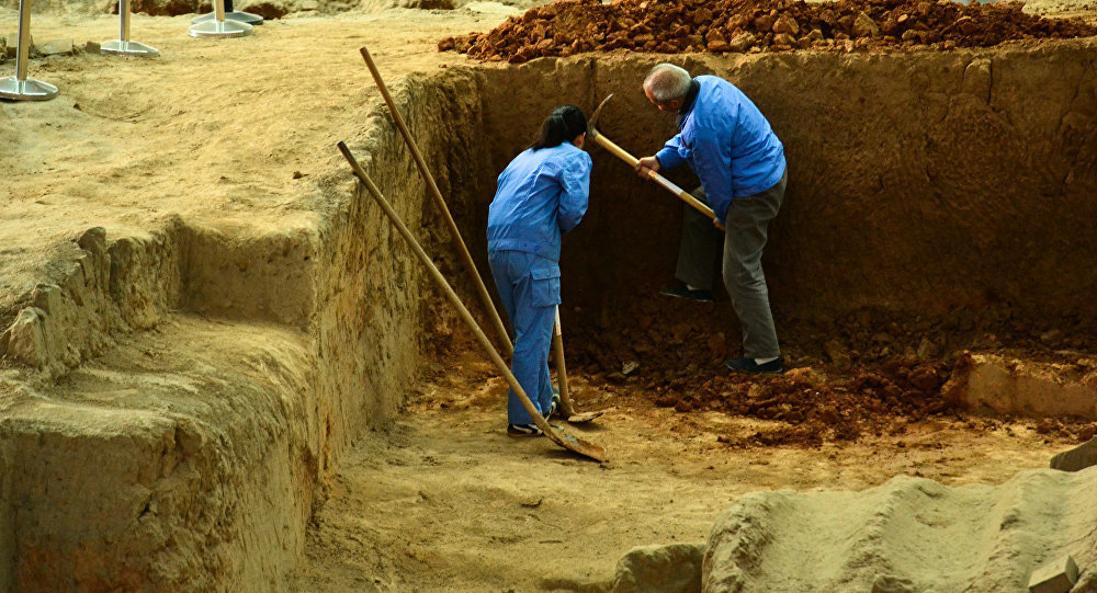 archeological dig