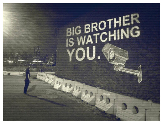 Click to enlarge NSA Big Brother is Watching You