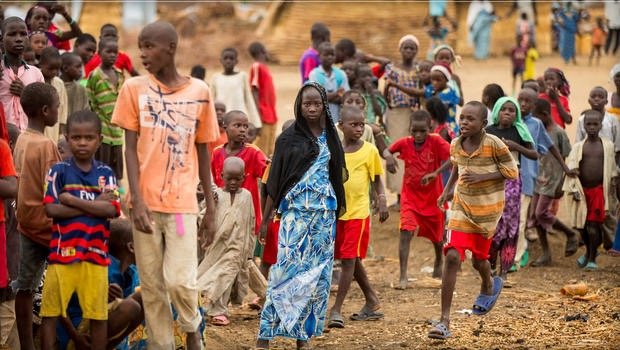 Refugees awaiting Power