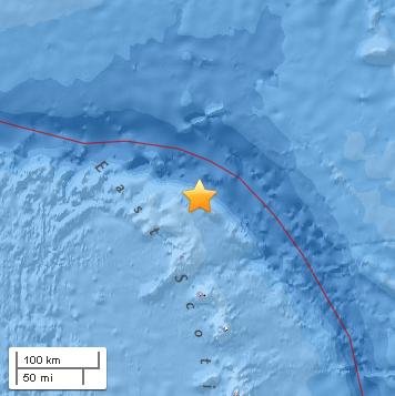 A 5.9-magnitude quake struck Visokoi Island on  Tuesday afternoon (Philippine time). The epicenter was located 119 km of South Georgia. 