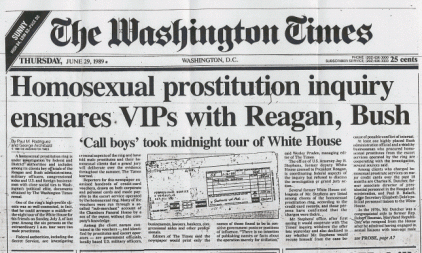 White house prostitution ring
