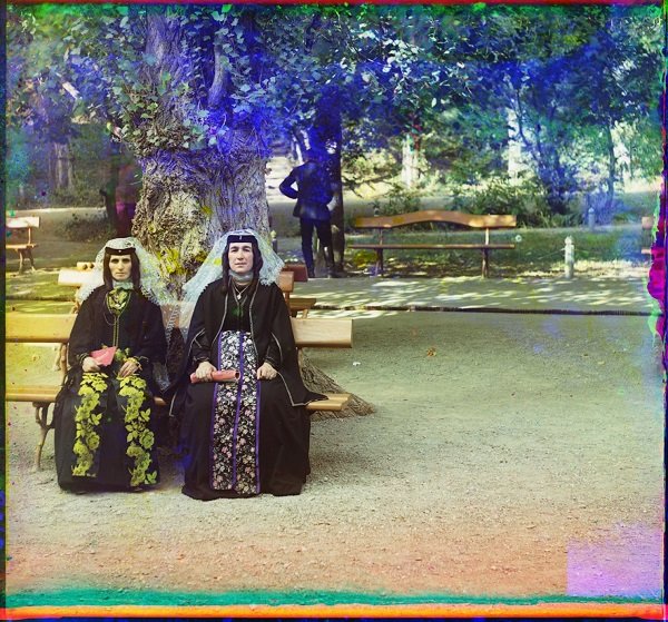 Armenian women in holiday attire. [Artvin] (between 1905 and 1915)