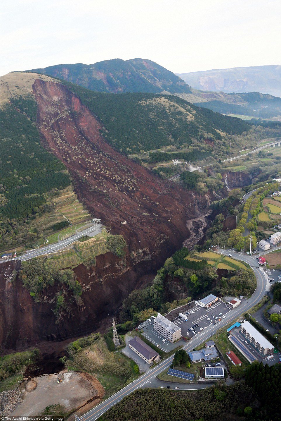 Japna earthquake Ohashi bridge