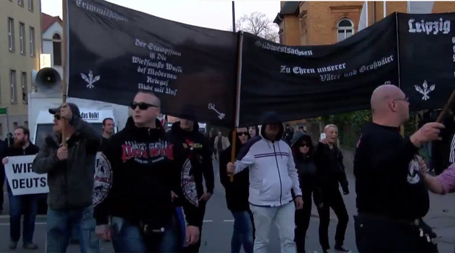 Fascists in Germany rally