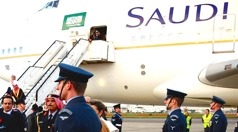 Saudi Brits plane
