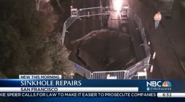San Francisco sinkhole
