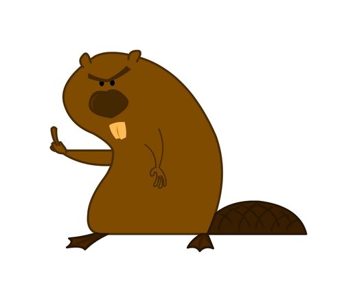 angry beaver