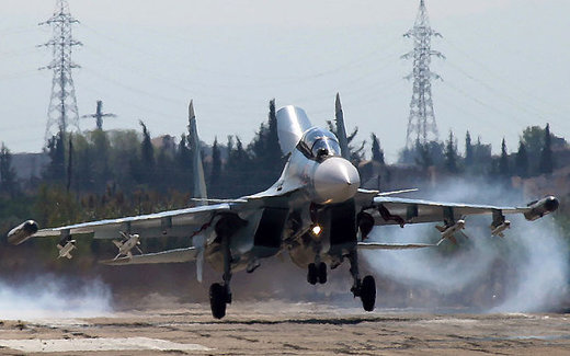 fighter jet taking off
