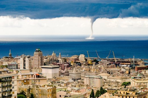 Click to enlarge Waterspout Genoa