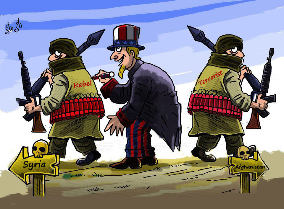 Image result for AL-QAEDA PROPAGANDA CARTOON