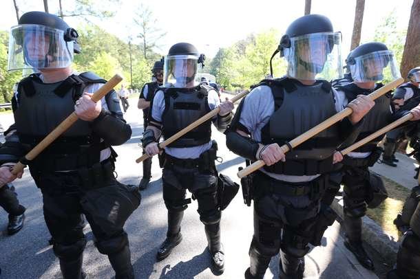 riot police