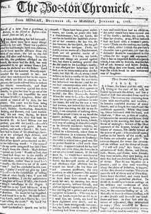 Click to enlarge Boston Chronicle
