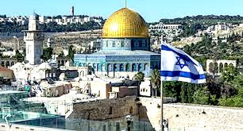 Click to enlarge Jerusalem, flag