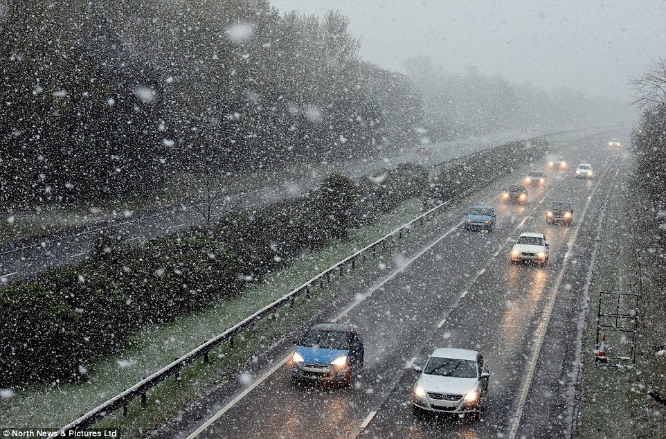 UK late spring snow