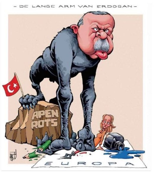 Click to enlarge Erdogan ape