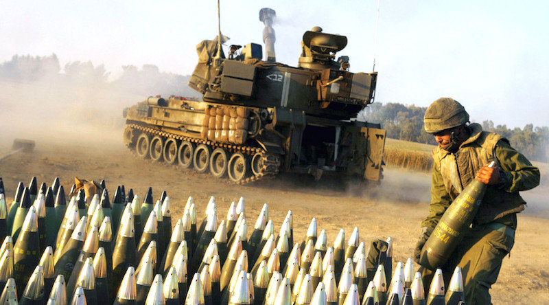 israeli missile pile
