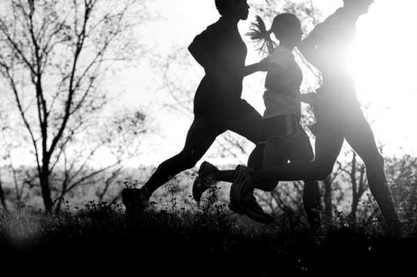 people running