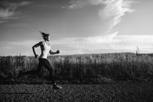 woman running