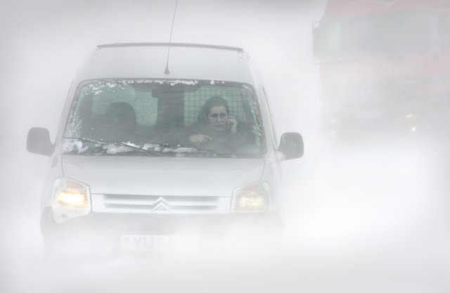 Snow in Iceland