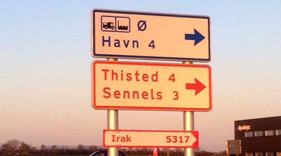 european road signs