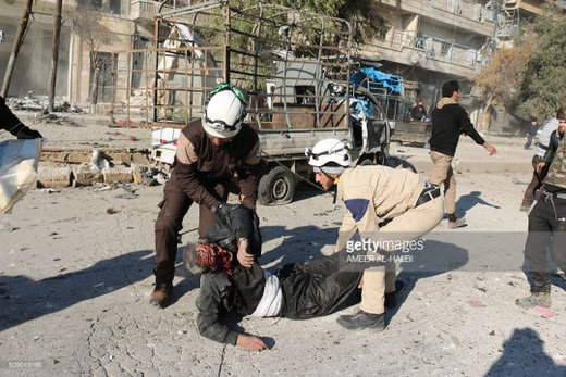 White Helmets in Aleppo
