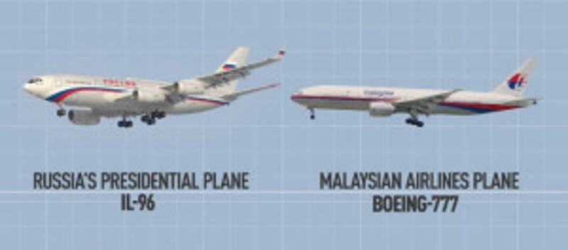MH!& and Putin Plane