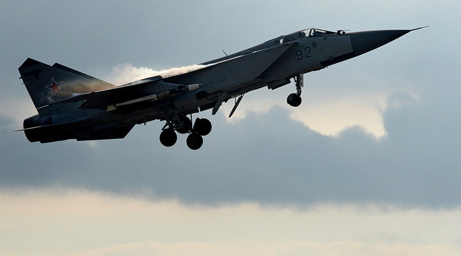 Russian MiG-31 fighter jet