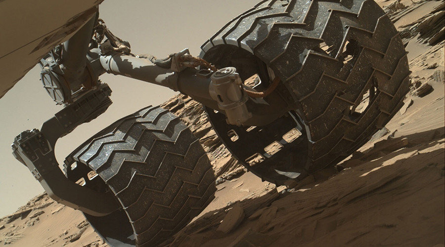 Mars Curiosity rover wheels