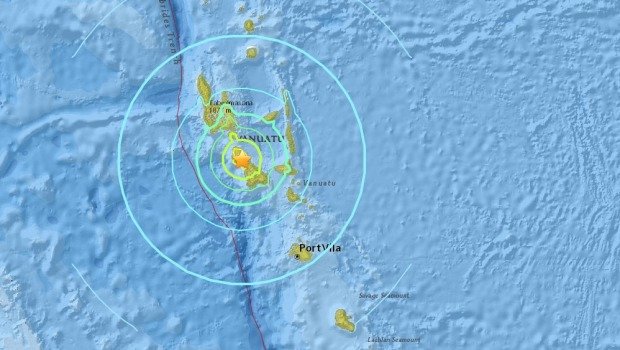 Click to enlarge Vanatu earthquake 2016