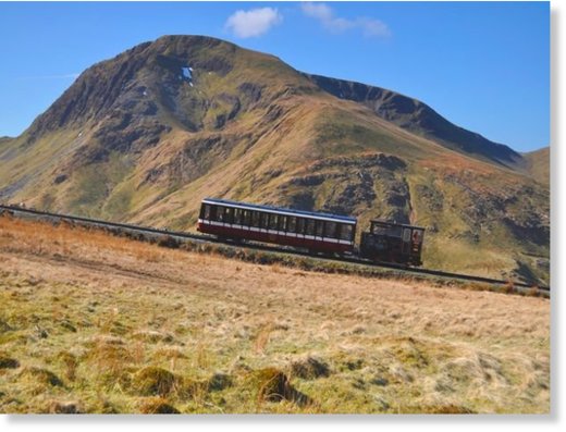 The Snowdon railway can't open because of snow
