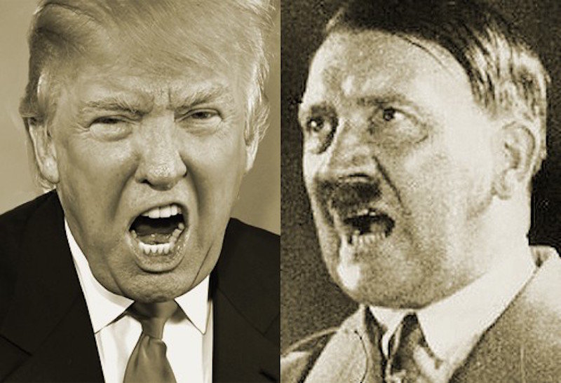Click to enlarge Hitler and Trump