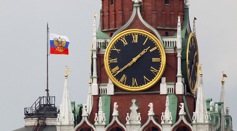 clock moscow building